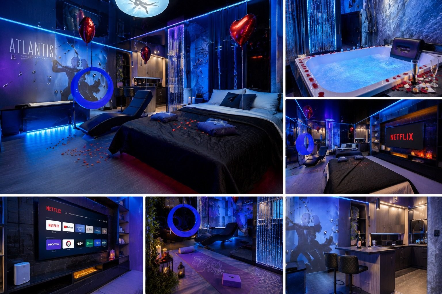 Kolaż apartamentu Atlantis